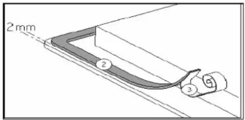 Exquisit EKI801-5 - How to stick the gasket: - 1