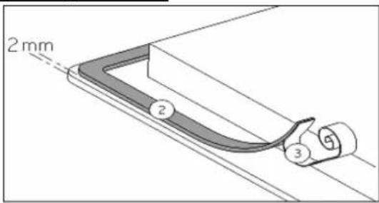 Exquisit EKC 801-5Z - Dichtung Einbau: - 1