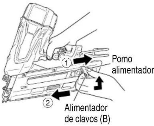 METABO NR1890DRS - Extraiga los clavos: - 1