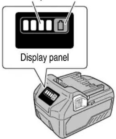 METABO NR3690DR - REMAINING BATTERY INDICATOR - 8