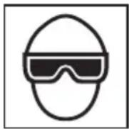 METABO NR3690DR - LOS OPERADORES Y DEMÁS PERSONAS QUE SE ENCUENTREN EN EL ÁREA DE TRABAJO DEBEN USAR GAFAS PROTECTORAS CON BLINDAJES LATERALES. - 1