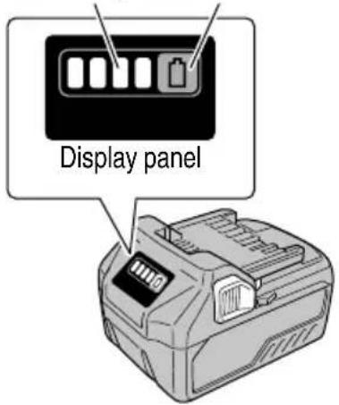 METABO NR3675DD - REMAINING BATTERY INDICATOR - 8