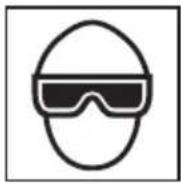 METABO NR3675DD - LOS OPERADORES Y DEMÁS PERSONAS QUE SE ENCUENTREN EN EL ÁREA DE TRABAJO DEBEN USAR GAFAS PROTECTORAS CON BLINDAJES LATERALES. - 1