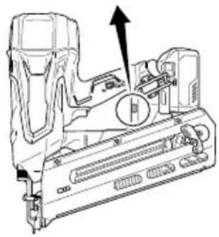 METABO NR3675DD - PREPARING THE BATTERY - 1