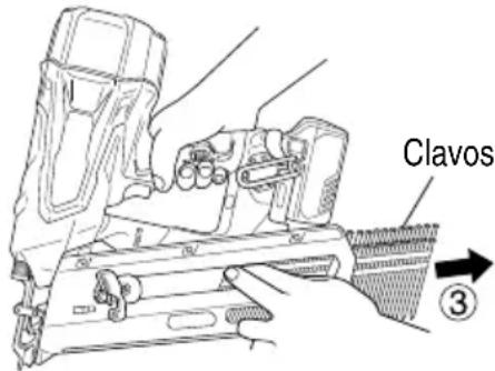 METABO NR3675DD - Extraiga los clavos: - 2