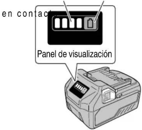METABO NR3675DD - INDICADOR DE BATERÍA RESTANTE - 8