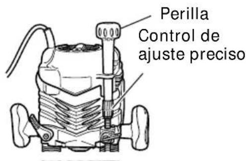 HITACHI M12V2 - Ajuste de la profundidad de corte - 3