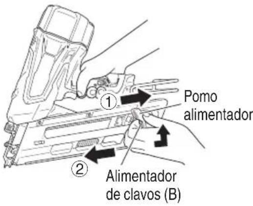 HITACHI NR1890DC - Extraiga los clavos: - 1