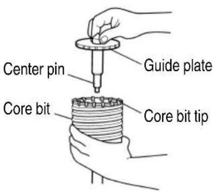 METABO DH 38YE3 - HOW TO USE THE CORE BIT - 3