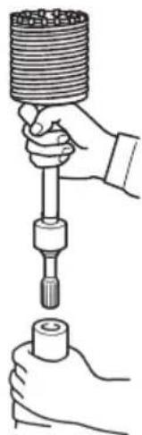 METABO DH 38YE3 - HOW TO USE THE CORE BIT - 2