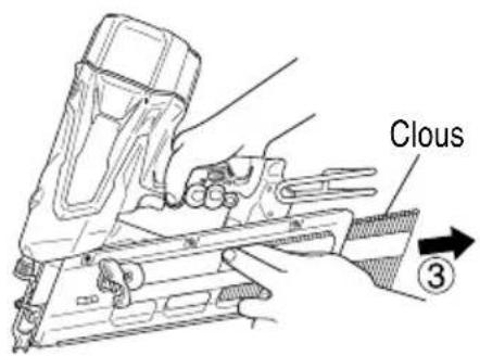 METABO NR1890DCST - Retirer les clous : - 2