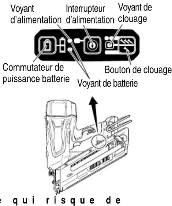 METABO NR1890DCST - COMMENT UTILISER LE PANNEAU DE COMMANDE - 1