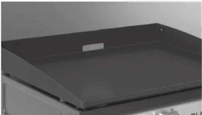 Blackstone 1665 - What a well seasoned Griddle should look like - 1