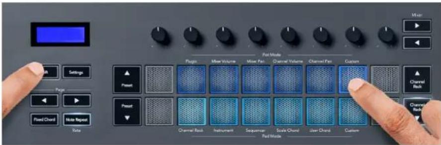NOVATION FLkey 61 - Mode Pot : personnalisé - 1