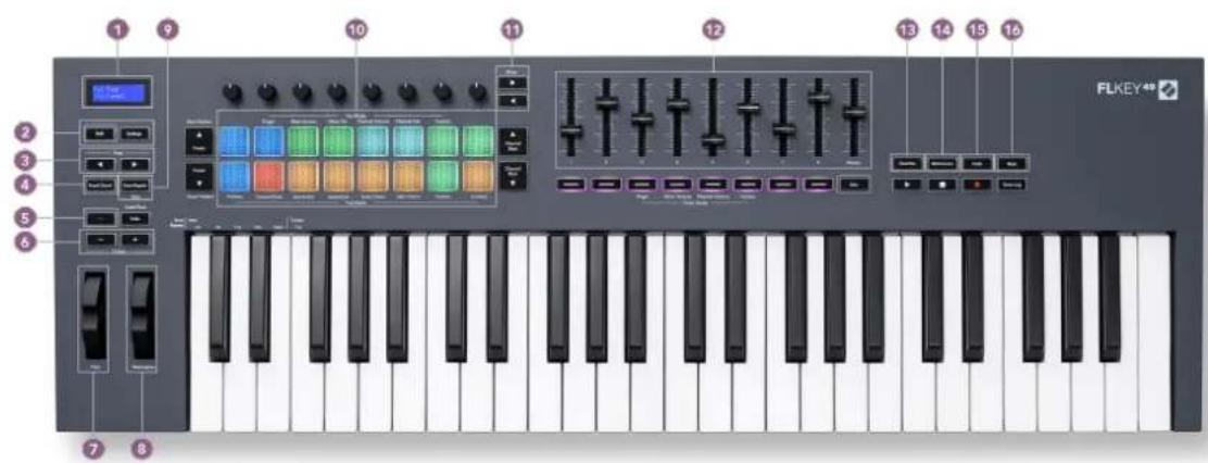 NOVATION FLkey 61 - Présentation du matériel FLkey 49/61 - 1