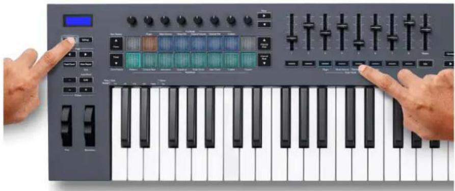 NOVATION FLkey 61 - Mode Fader : Channel Volume - 1