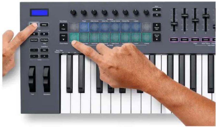 NOVATION FLkey 61 - Mode Patterns Pad - 1
