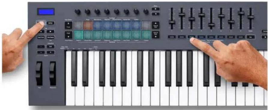 NOVATION FLkey 61 - Mode Fader : plugin - 1