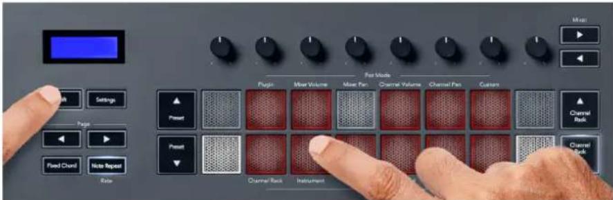 NOVATION FLkey 61 - Mode Pad : Instrument - 1