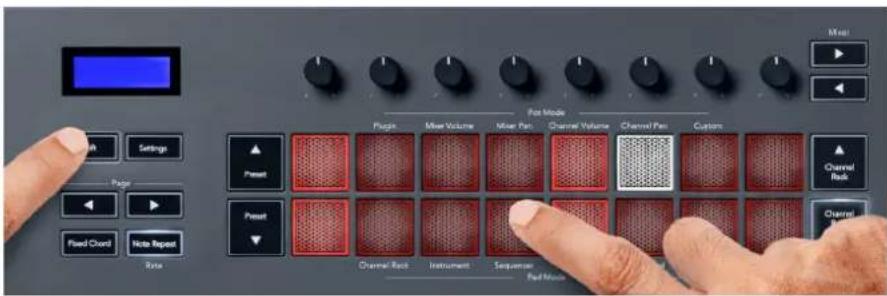 NOVATION FLkey 61 - Mode Pad : séquenceur - 1