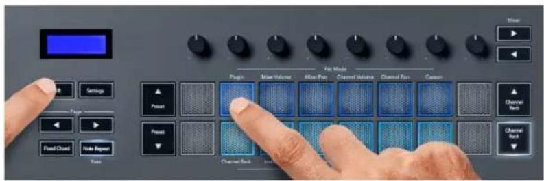 NOVATION FLkey 61 - Mode Pot : plugin - 1
