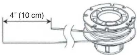 4" (10 cm)
