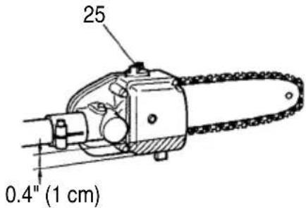 25 0.4" (1 cm)