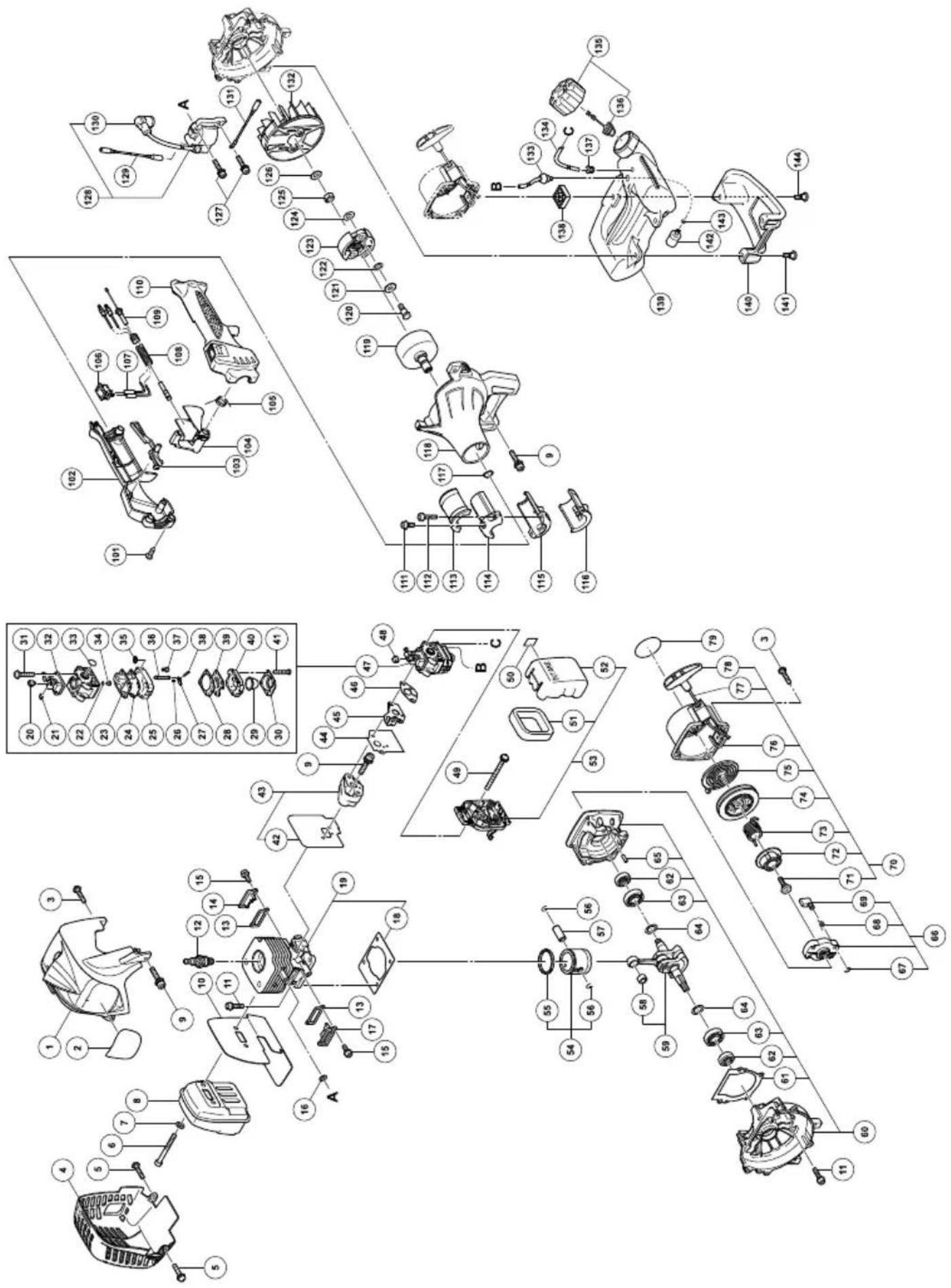 Tanaka TCS27EPAP - Filtro de aire (Fig. 28) - 5