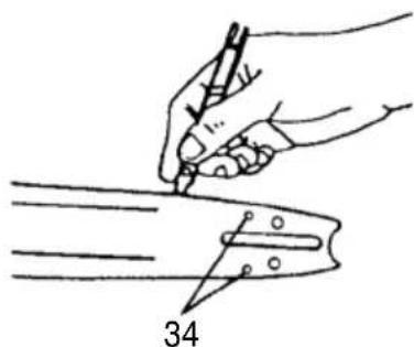 Tanaka TCS27EPAP - Guide bar (Fig. 35) - 1