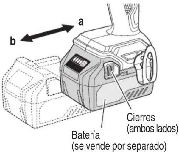 METABO UB18DH - MÉTODO DE EXTRACCIÓN E INSTALACIÓN DE LA BATERÍA - 1