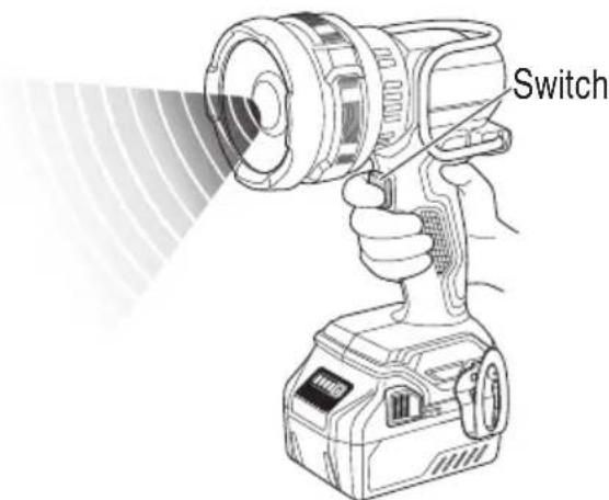 METABO UB18DH - Strobe mode - 1