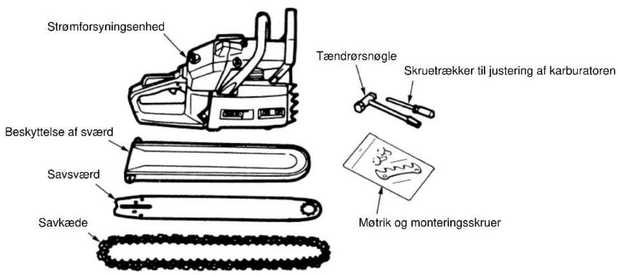Tanaka ECV-5601 - Montering af sværd og savkæde - 1