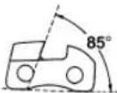 Tanaka ECV-5601 - Assegure-se de que arredonda os bordos para reduzir as possibilidades de ressalto ou quebra dos elos de ligação. - 3