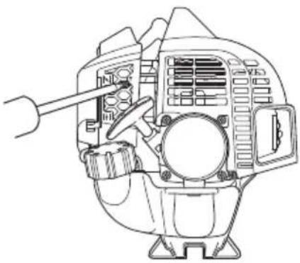 Tanaka TCG24ECPSL - Réglage du carburateur (Fig. 16) - 1