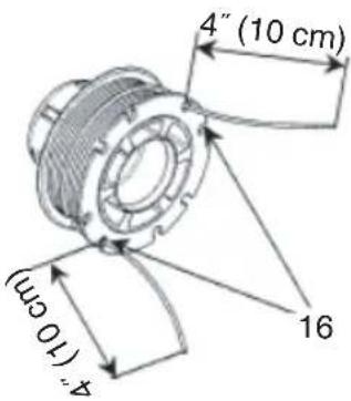 Tanaka TCG24ECPSL - Remplacement du fi l nylon - 3
