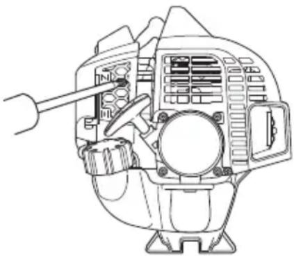 Tanaka TCG24ECPSL - Carburetor adjustment (Fig. 16) - 1