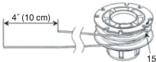 Tanaka TCG24ECPSL - Nylon line replacement - 2