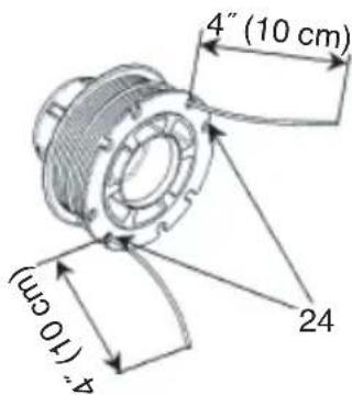 Tanaka TCG27EBSP - Remplacement du fi I nylon - 3
