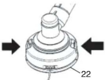 Tanaka TCG27EBSP - Nylon line replacement - 1