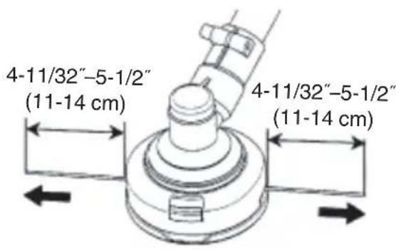 4-11/32"-5-1/2" (11-14 cm) 4-11/32"-5-1/2" (11-14 cm)