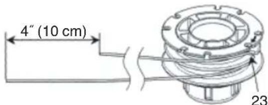 Tanaka TCG24EBSP - Nylon line replacement - 2
