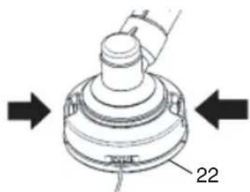 Tanaka TCG24EBSP - Remplacement du fi I nylon - 1