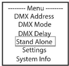 Cameo DROP B4 - STAND-ALONE-BETRIEBSART STATIC - 7