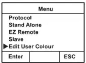 Cameo S4 IP - TRYB PRACY STANDALONE EDYCJA KOLORów UZYTKOWNIKA (Edit User Colour) - 1