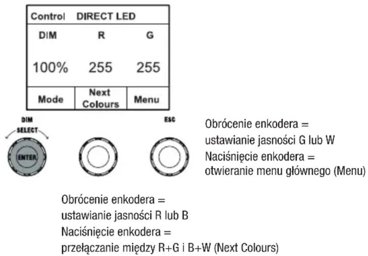 Cameo S4 IP - TRYB PRACY STANDALONE DIRECT LED (mieszanie kolorów RGBW) - 1