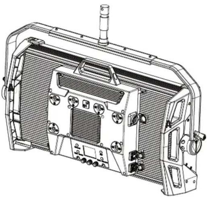 Cameo S4 IP - USRADAPTADOR DE ESPIGA PARA MONTAJE EN TRAVESANO - 2