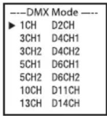 Cameo FLAT PRO 18 G2 - CONFIGURACIÓN DEL MODO DMX - 2