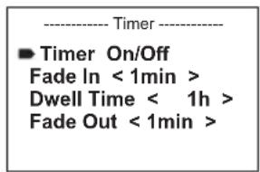 Cameo ZENIT B200 - FONCTION TIMER (Temporisation) - 2