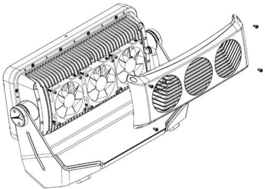 Cameo ZENIT W600 SMD - NETTOYAGE DU VENTILATEUR - 1