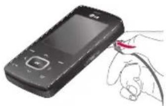 LG Chocolate TG800 - Charging the Battery - 1
